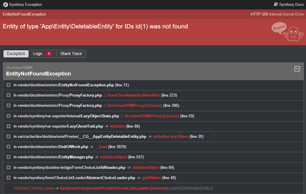 Symfony Form SoftDeleteAware EntityType + UX Autocomplete [PHP]